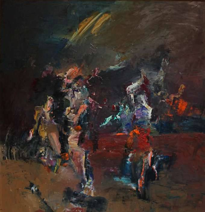 Andreas Homberg, remember, 2001, Öl/Hf, 69x89cm