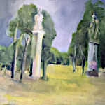 Andreas Homberg, Der rosarote Kopf, 2021, Öl/Lw, 60x80cm